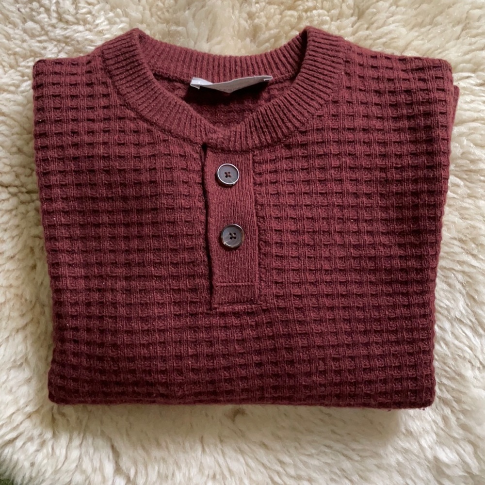 everlane belgian waffle henley! sold out on site.